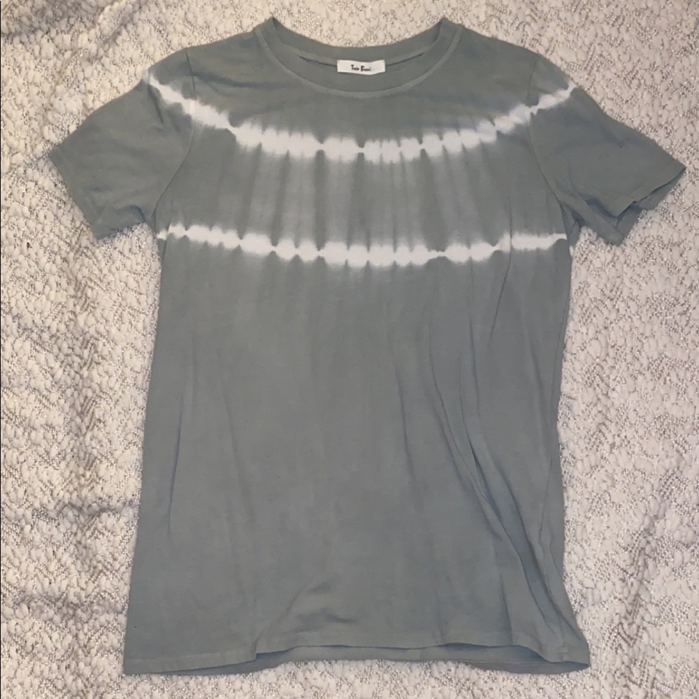 Olive Green Tie Dye Tee
